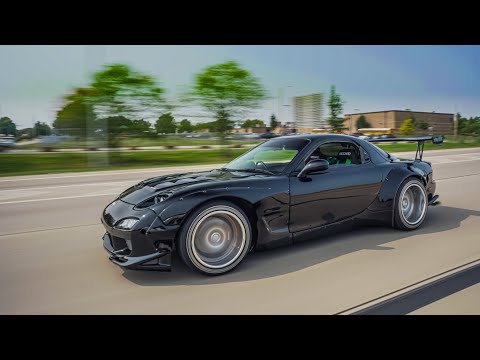 Rocket Bunny Mazda RX7 | Slaying Oklahoma [4K]