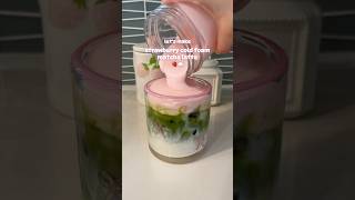 Download lagu Strawberry cream cold foam matcha latte | better than Starbucks and easy to make!#strawberrymatcha mp3 Download lagu Strawberry cream cold foam matcha latte | better than Starbucks and easy to make!#strawberrymatcha mp3