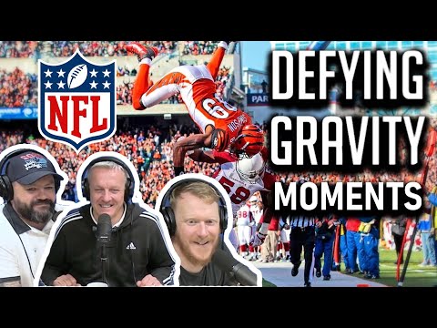NFL "Defying Gravity" Moments REACTION!! | OFFICE BLOKES REACT!!