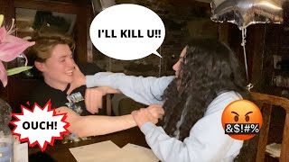 Quarantine Day 2: CALLING HER MY EX&#39;S NAME PRANK! (she goes crazy)