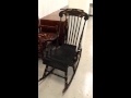 antique swedish black gungstol rocking chair for sale WWW.SWEDISHINTERIORDESIGN.CO.UK