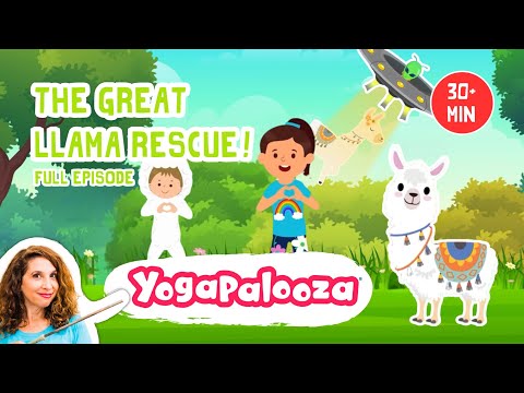 Full Episode: The Great Llama Rescue! Exercise for Kids & Dance to Escape the UFO!