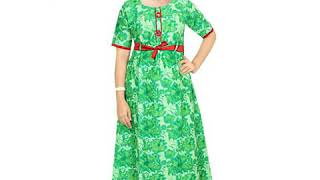 preview picture of video 'Cotton printed gowns manufacturer floor length designer gowns wholesalers big size l xl xxl 3xl size'
