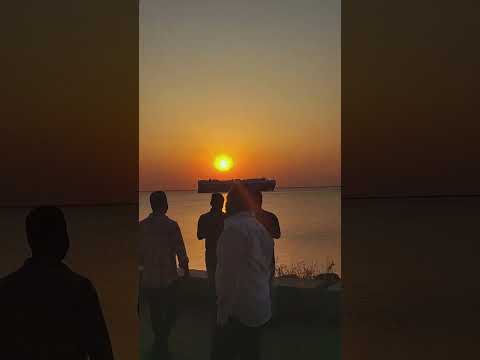 when the sun down🥰🌅