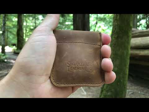 Bear Trap Leather Coin Purse