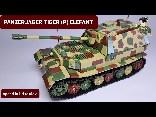 Vídeo relacionado con COBI Historical Collection WWII Panzerjager Tiger (P) Elefant Tank