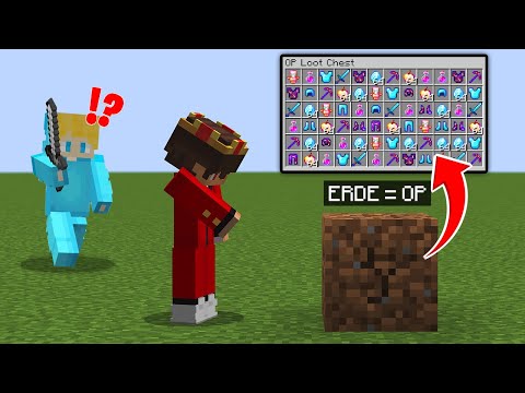 Minecraft HUNTING, but EARTH gives RANDOM SUPER ITEMS
