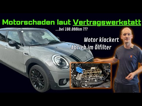 Mini Cooper 2018er F56 gerettet | Betrifft B38 B48 BMW Motoren | 3 und 4 Zylinder | P130304