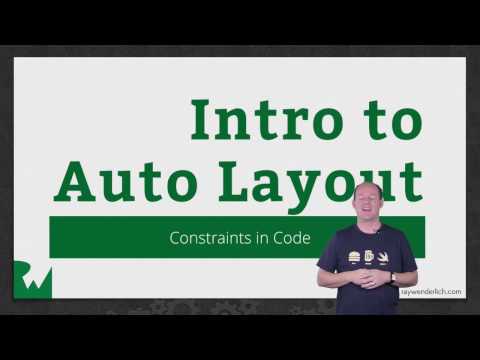 Adding Auto Layout Constraints in Code Introduction Auto Layout in iOS raywenderlich com
