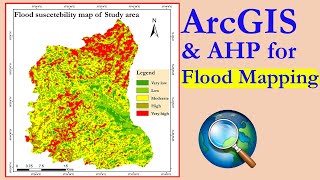 How to make flood  mapping using AHP and ArcGIS |@gistube1896