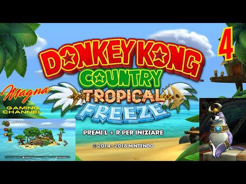 Donkey Kong Country Tropical Freeze - Mangrovie Sperdute:   1-4   Rotaie Russe