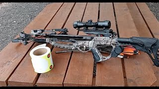 Barnett XP400 crossbow is flat shooting from 20 to 60 yards, how to wax and lubricate crossbow.