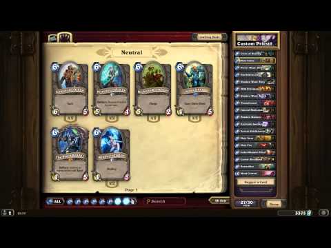 comment construire deck hearthstone