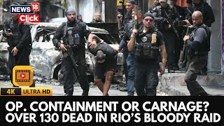 Download the video "Brazil Police Raid in Rio Favelas Leaves Over 130 Dead | Brazil News | Rio News | 4K | N18G"