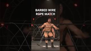 WWE Superstar Drew McIntyre in a BARBED WIRE ROPE MATCH! #wrestling #wwe #prowrestling #icw