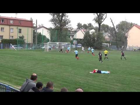 Bramki z meczu Świt Warszawa - LKS Chlebnia 4:3. 31.08.2013