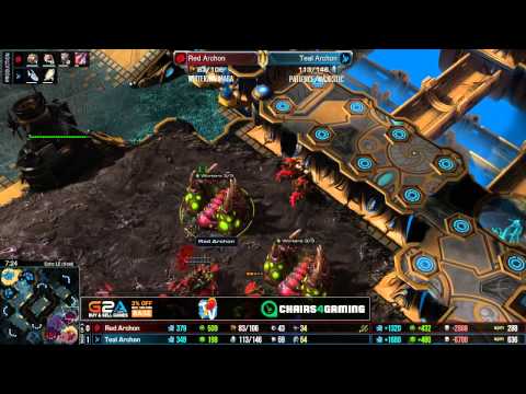 WhiteRa + Dimaga vs. Patience + Majestic G2 - ZvP - Rocketbeans Archon Mode Cup #3