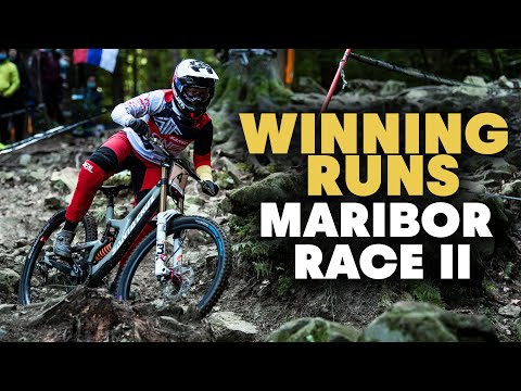 Winning Runs from Round #2 | UCI Downhill World Cup Maribor 2020