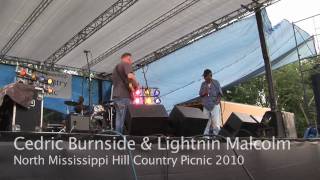Cedric Burnside & Lightnin Malcolm - Old Black Mattie - North Mississippi Hill Country Picnic 2010