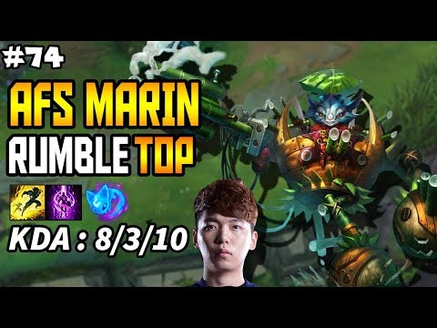 AFS MARIN RUMBLE VS KARMA TOP - Ranked Challenger Korea