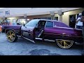 veltboy314 candy purple donk on brushed gold cor wheels atlanta ga