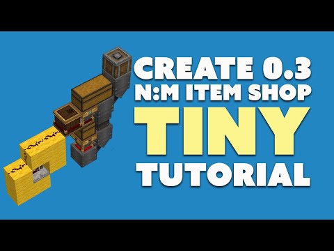 bLOckOus - Minecraft Create Mod Item Shop Tiny Tutorial - #shorts
