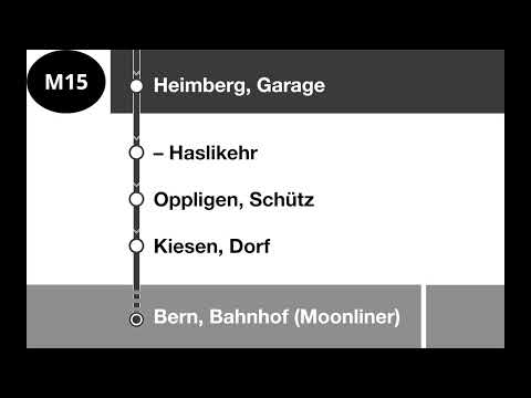 STI Ansagen • Moonliner M15 • Thun – Münsingen – Bern