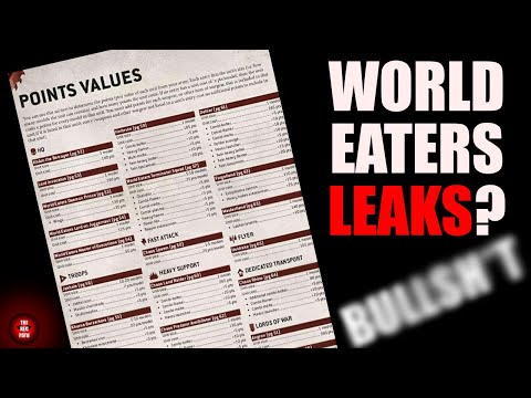 World Eaters Leaks? Nah mate.