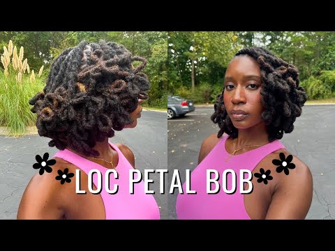 Loc Bob With Bangs