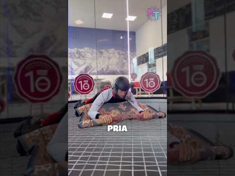 Pria Ini Latihan Melayang Pakai Karpet