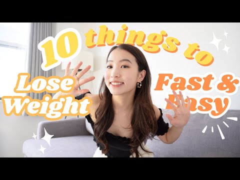 10 things you MUST know to lose weight FAST & EASY (I wish I knew these before)