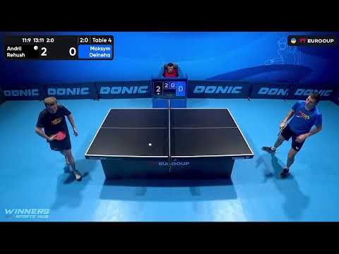11:10 Andrii Rehush - Maksym Deineha 13.10.2023 TT Euro.Cup Ukraine Master. TABLE 4