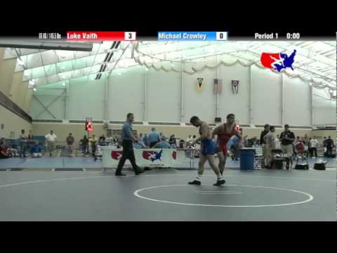 University Nat`ls FS  66 KG / 145.5 lbs: Luke Vaith vs. Michael Crowley