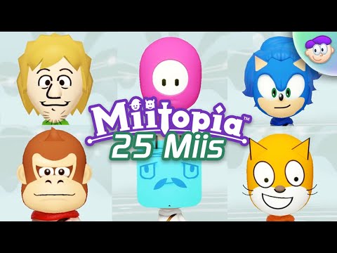 25 Miis for you to use in Miitopia!
