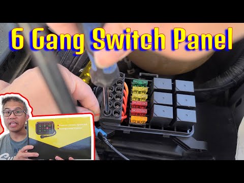 How to install Partsam 6 Gang Switch Panel