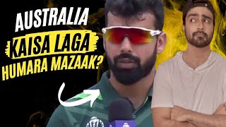 Pakistan V Australia  Warm-up Match  World Cup 202