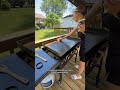 Reseasoning the blackstone #cleaningvideos #cleantok #blackstone #grill #seasoning #oil