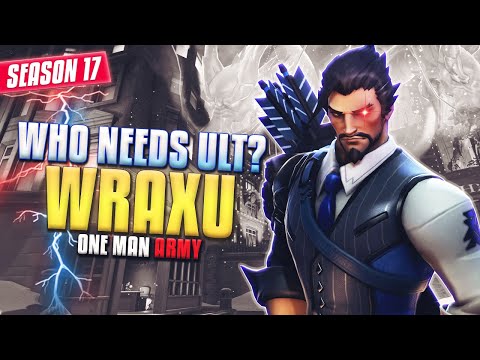 WRAXU's GODLIKE Aim on Hanzo "Who needs ult ?!" (47 ELIMS) [S17]