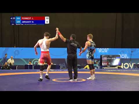 FS 61KG 1/4 Round | Jaxen Forrest (Usa) Vs Mykyta Abramov (Ukr) | U23 World Championship 2025