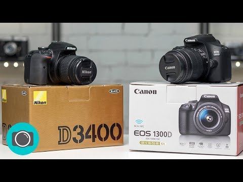 Best DSLR camera for beginners - Nikon D3400 V Canon EOS T6 / EOS 1300D