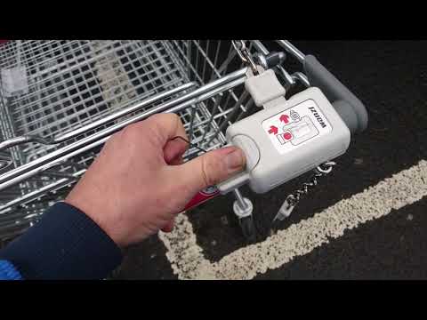 How to steal a trolley with a hair clip! No change no problem 😉