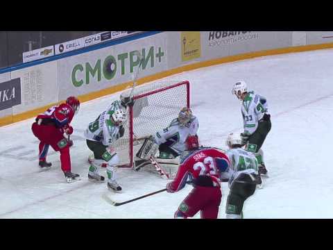 Хоккей ЦСКА забивает Уфе 5 голов за 8 минут / CSKA score 5 goals in 8 minutes to beat Ufa