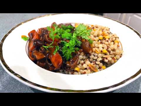 Chestnut Mushroom Bourguignon
