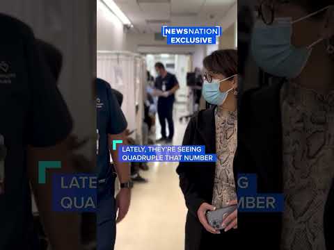 'It's hard': A look inside one hospital dealing with 'tripledemic'