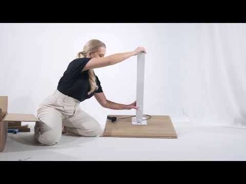 SELKAstore How to assemble MAHTUVA height adjustable desk