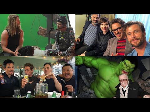 Bastidores e momentos engraçados de vingadores guerra infinita e ultimato
