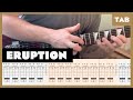 Download Eruption Van Halen Cover Guitar Tab Lesson Tutorial Mp3 Song