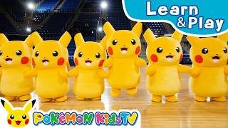 30 Pikachu Perform Some Cool Moves! | Learn & Play with Pokémon | Pokémon Kids TV​