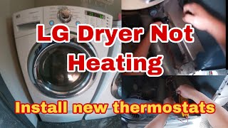 How to Fix LG Dryer Not Heating At All | Comes on but No Heat | Model DLEX7177WM