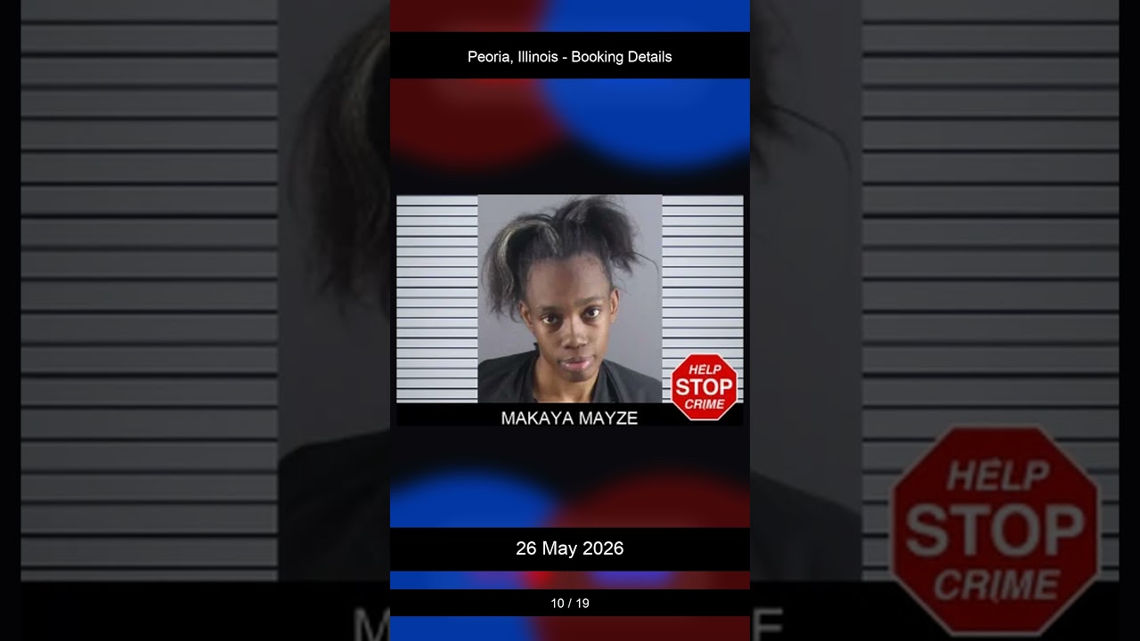 Peoria County, Illinois Booking Records — May 26, 2026